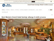 Tablet Screenshot of grandhotelguinigi.it